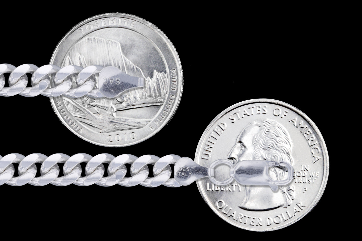 Miami Cuban 180 - 6.3mm - Sterling Silver Miami Cuban Link Chain Necklace