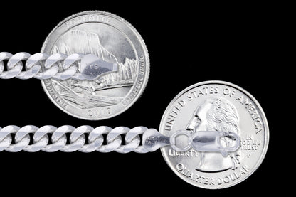 Miami Cuban 180 - 6.3mm - Sterling Silver Miami Cuban Link Chain Necklace