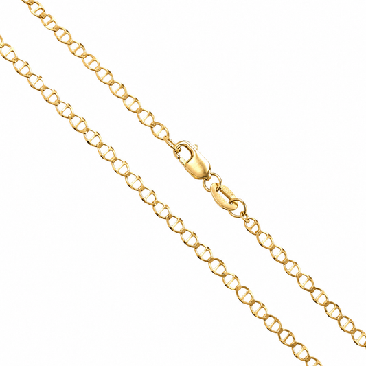 Mariner - 2mm - Yellow 10k Gold Chain