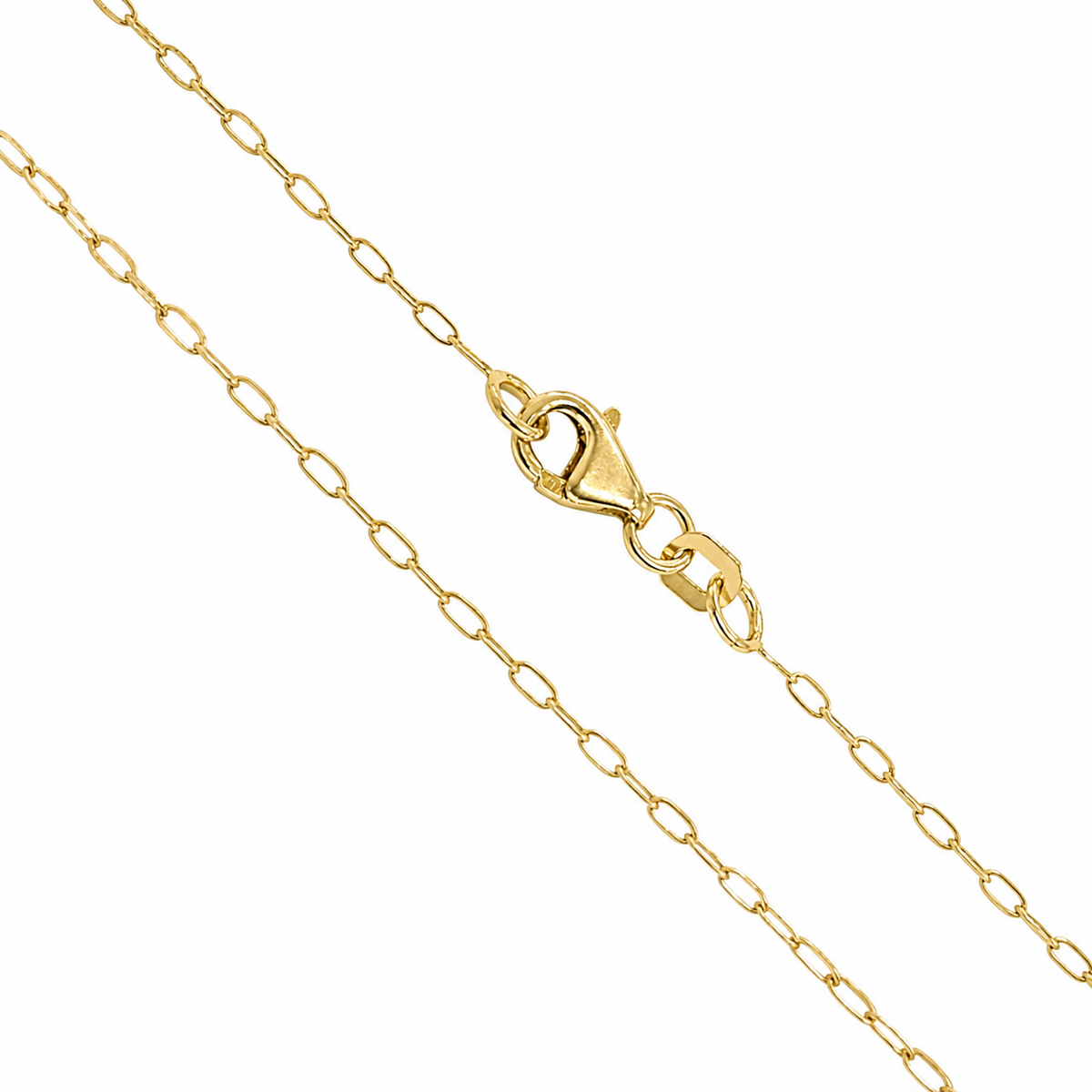 Paperclip - 1.2mm - Yellow 10k Gold Chain