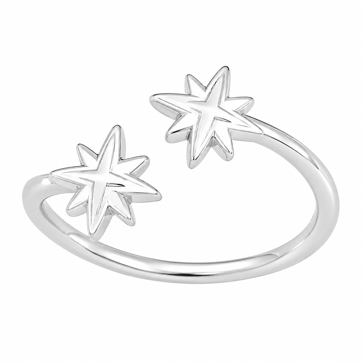 Sterling Silver North Star Adjustable Toe Ring
