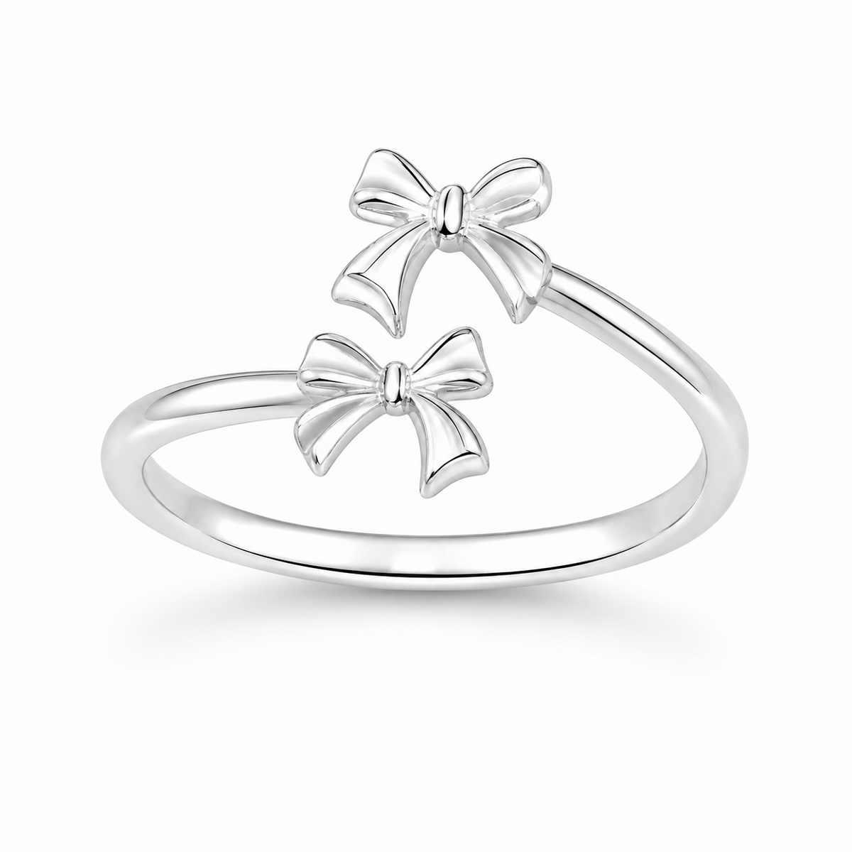 Sterling Silver Ribbon Adjustable Toe Ring