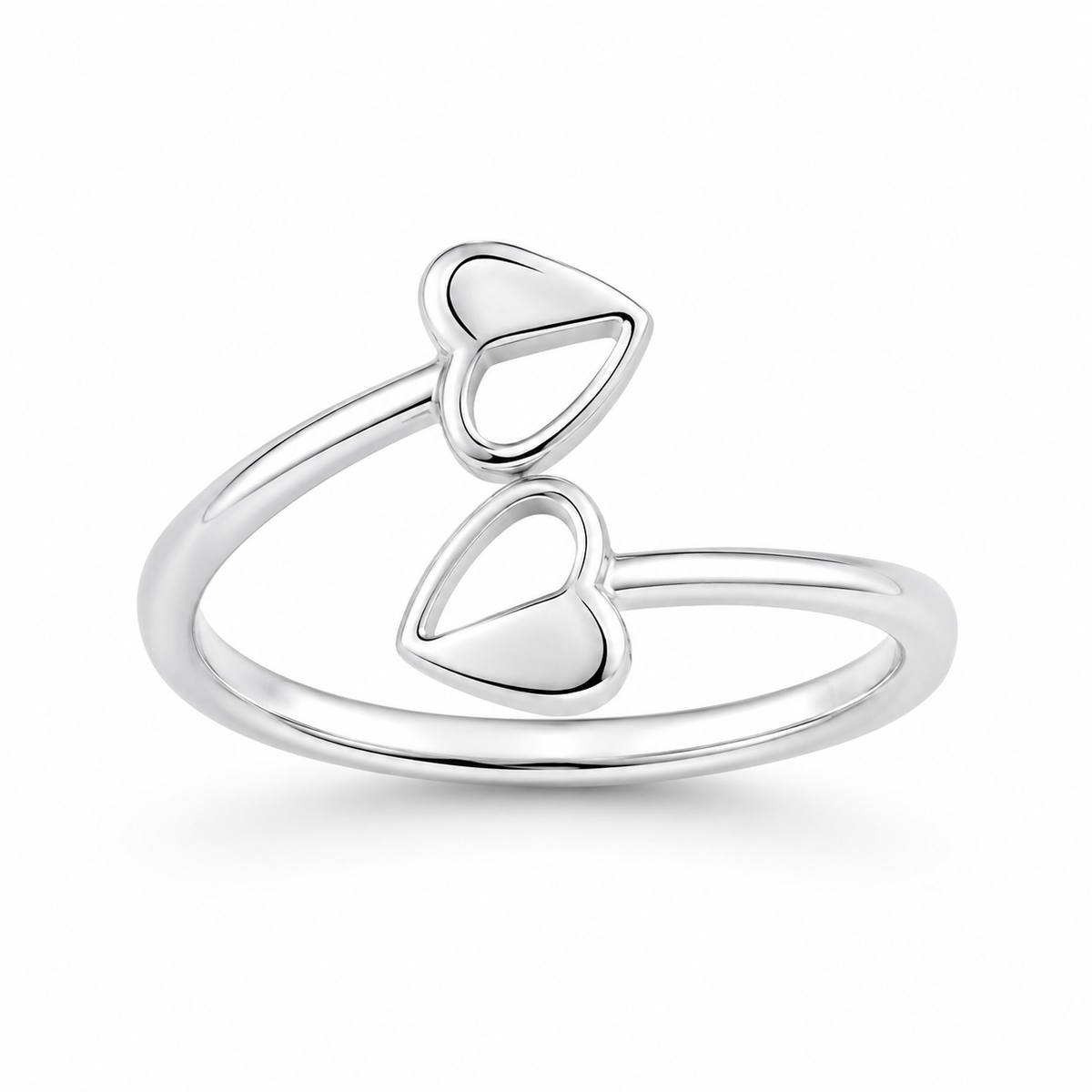 Sterling Silver Heart Cutout Love Adjustable Toe Ring