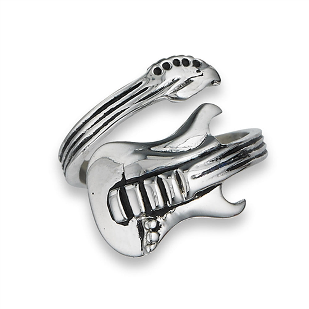 Stainless Steel Adjustable Guitar Ring