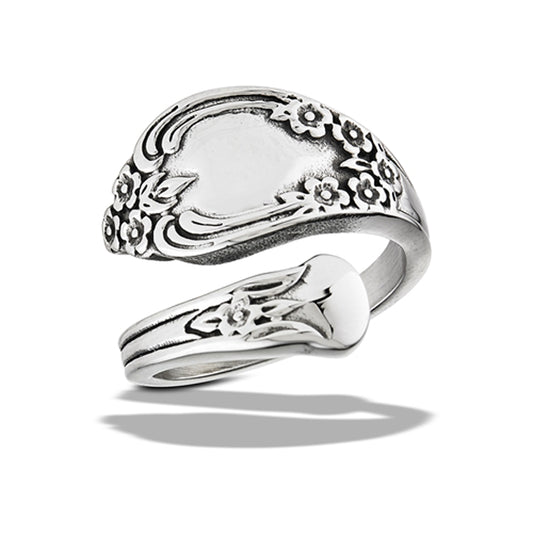 Stainless Steel Classic Spoon Ring
