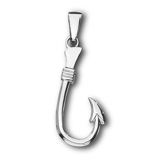 Stainless Steel Fish Hook Pendant
