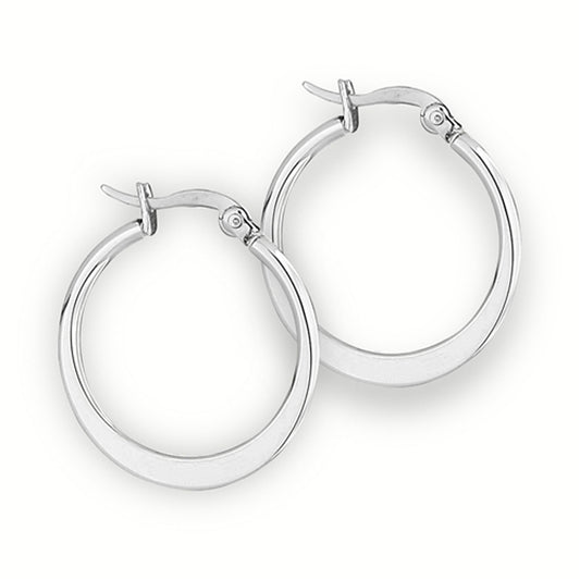 Stainless Steel 24mm Earrings