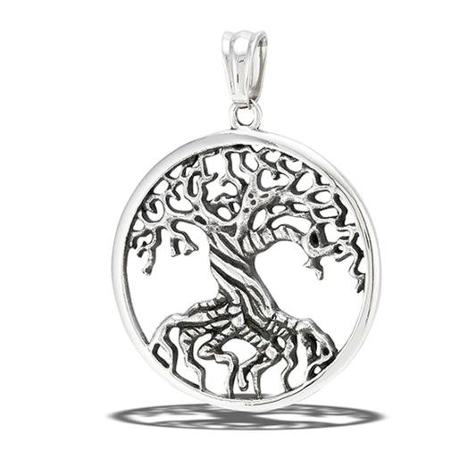 Stainless Steel Tree Of Life Pendant
