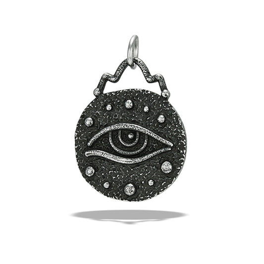 Stainless Steel Protective Evil Eye Pendant