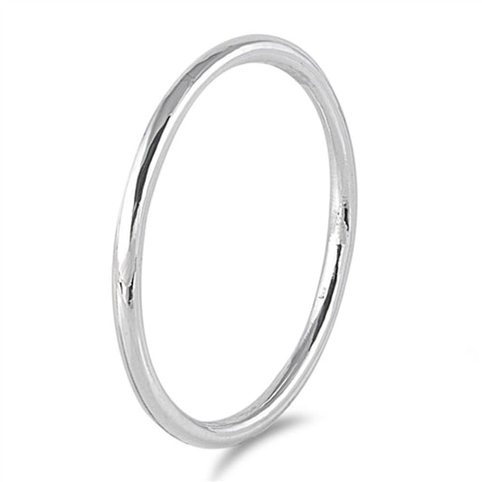 Slip-On Bangle Bracelet .925 Sterling Silver