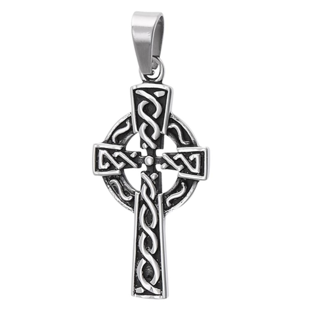 Stainless Steel Celtic Cross Pendant