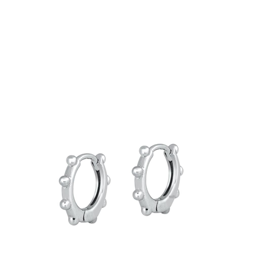 Sterling Silver Wholesale Bali Hoop High Polished Earrings 925 New