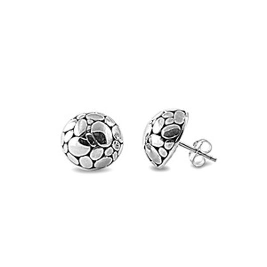 Bubble Earrings .925 Sterling Silver