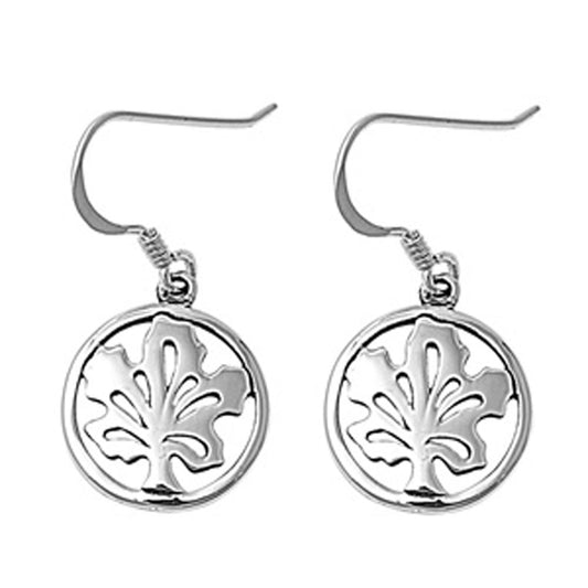 Maple Leaf Earrings .925 Sterling Silver