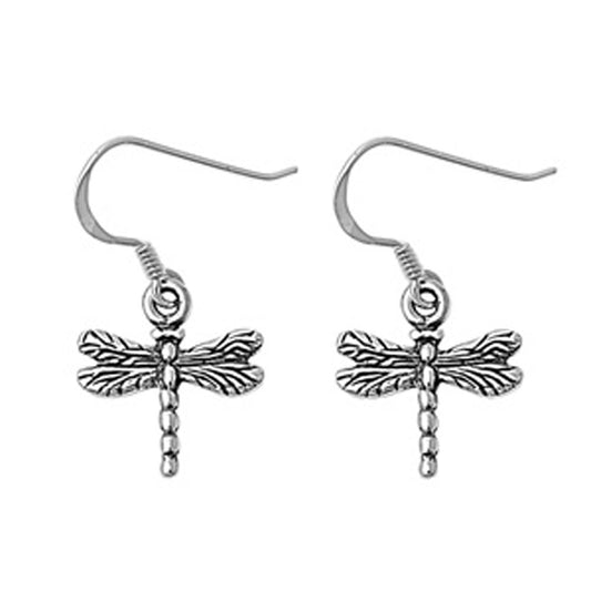 Dragonfly Earrings .925 Sterling Silver