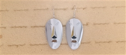 Stainless Steel High Polish Tribal Mask Dangle Earring