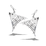 Stainless Steel Hungry Angel Fish Earring