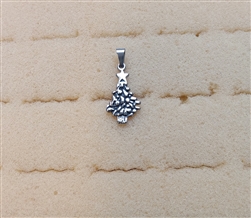 Stainless Steel Classic Christmas Tree Pendant