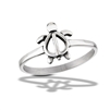 Stainless Steel Cute Turtle Ring