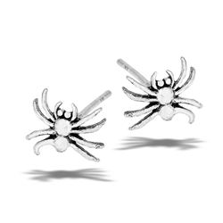 Sterling Silver Long Legged Spider Stud Earring