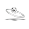 Sterling Silver Cool Swirl Ring