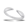 Sterling Silver Modern High Polish Adjustable Ring