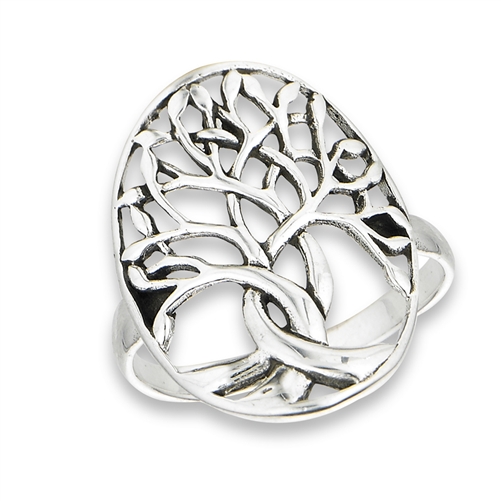 Chunky Wide White Opal Silver ring By Rebeka Jewelry | Rebekajewelry