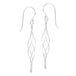 Sterling Silver Twist Earring